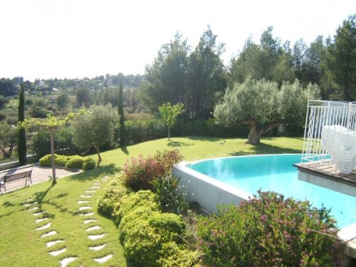 A la vente maison d'exception 5/6 La Cadière d'Azur vue mer avec piscine à débordement