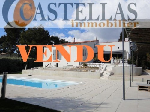 Vente villa Roquefort La Bédoule VENDU - dans bel environnement  avec vue dégagée et de plain pied